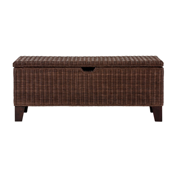 Massivum Garderobenbank Calamus mit Stauraum aus Rattan & Bewertungen